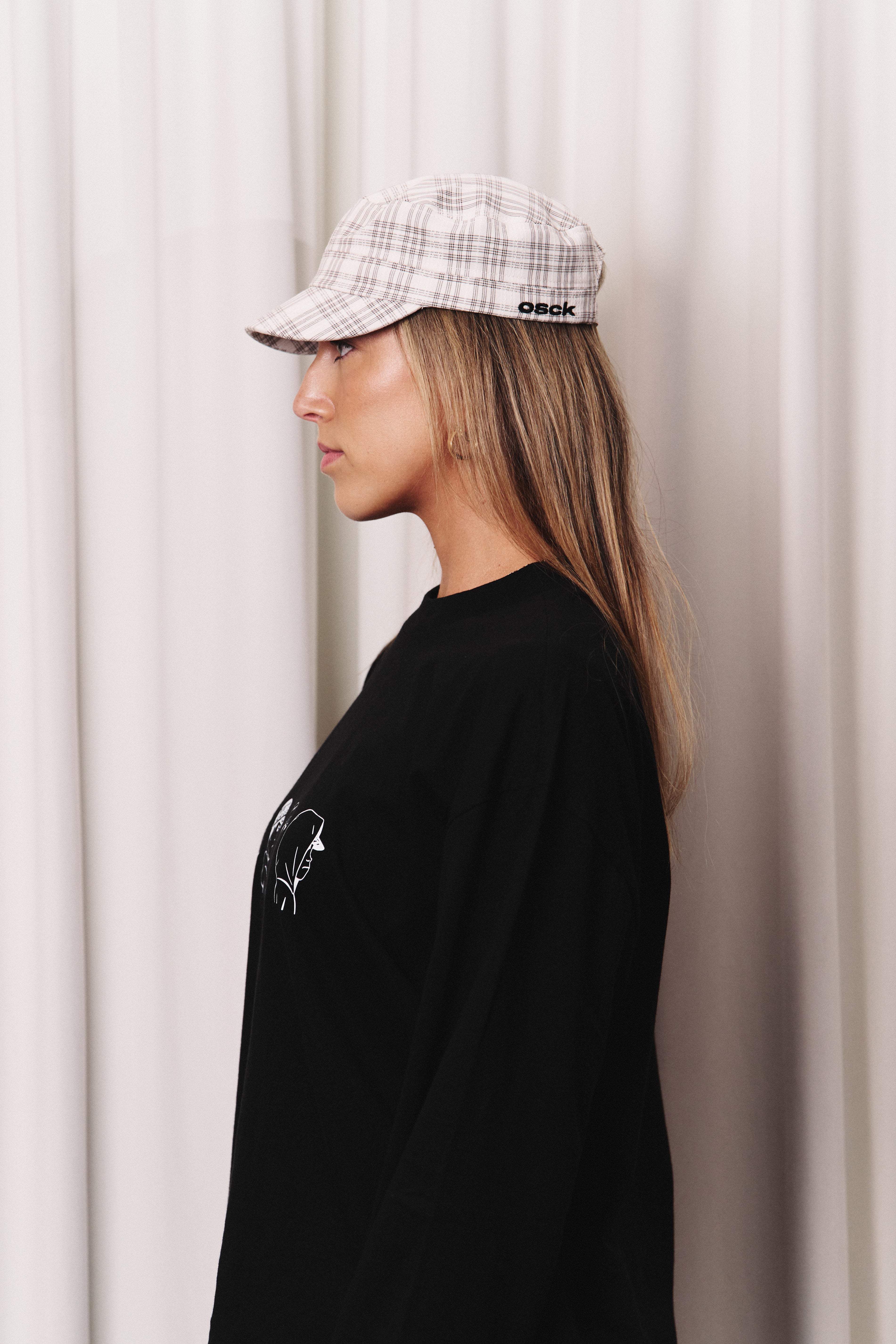 CADET HAT - WHITE/BLACK