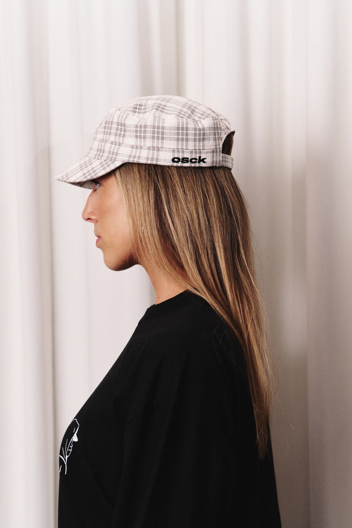 CADET HAT - WHITE/BLACK