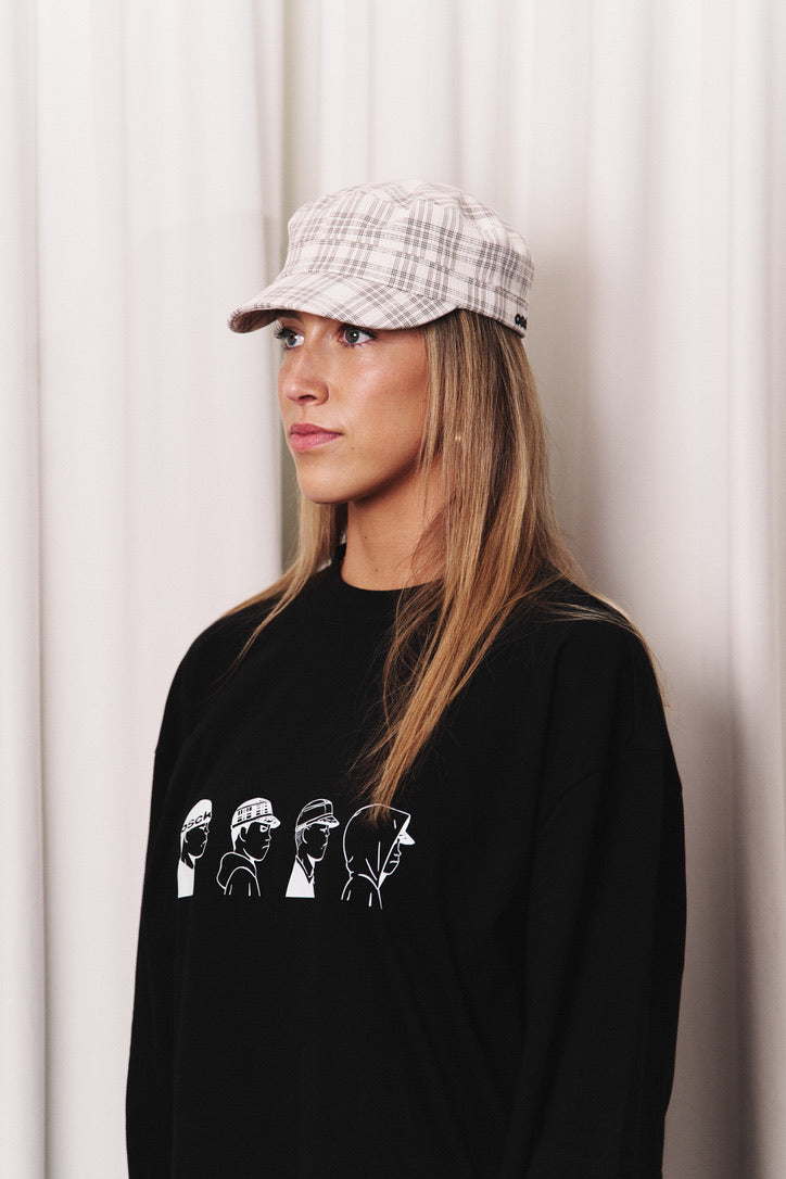 CADET HAT - WHITE/BLACK