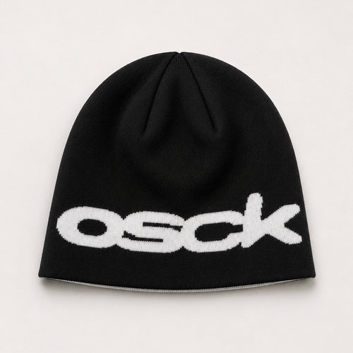 PRE ORDER - Yellow/Navy/White Reversible beanie