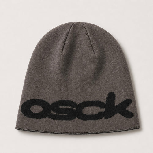 PRE ORDER - Black/Grey Reversible beanie