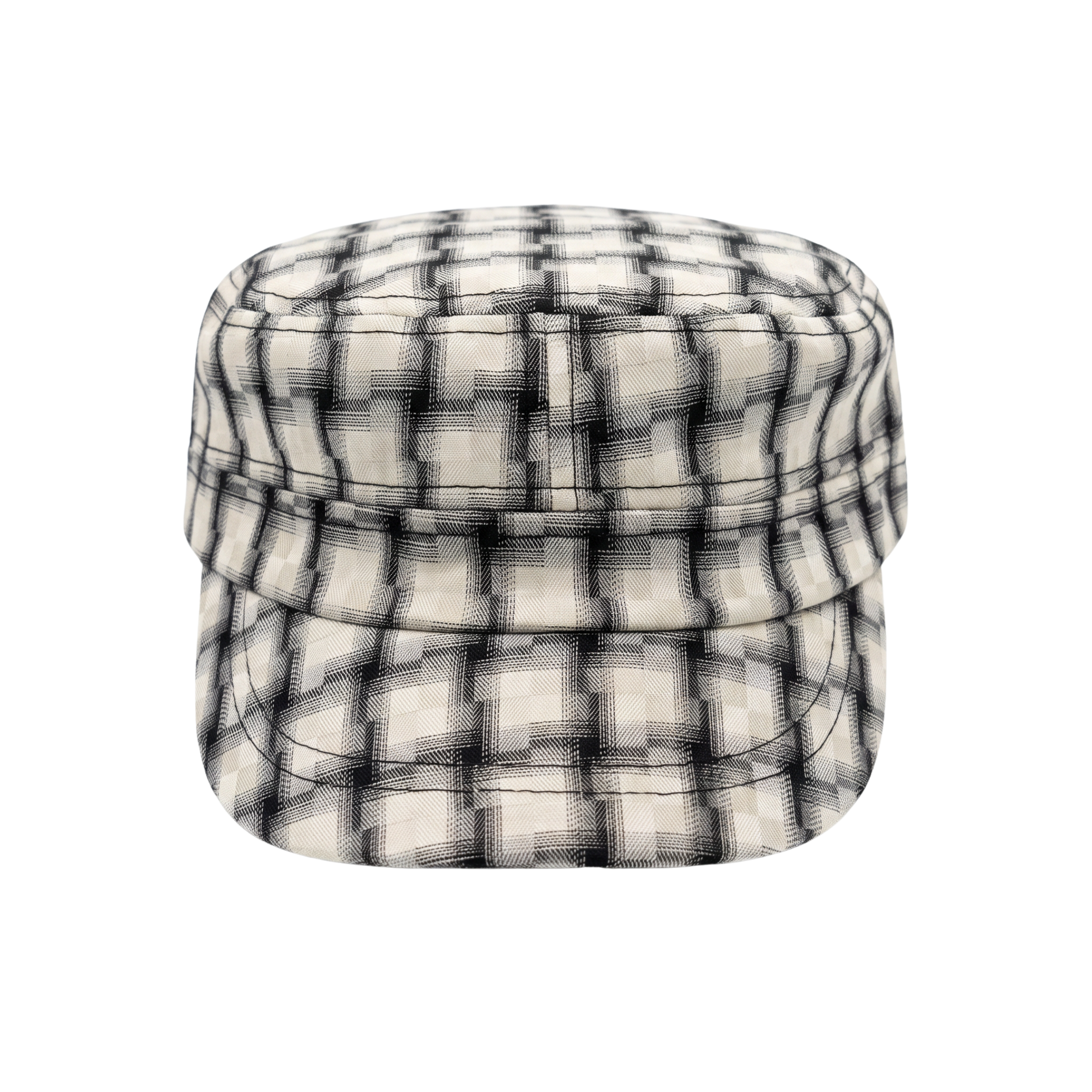 CADET HAT - WHITE/BLACK GLITCH