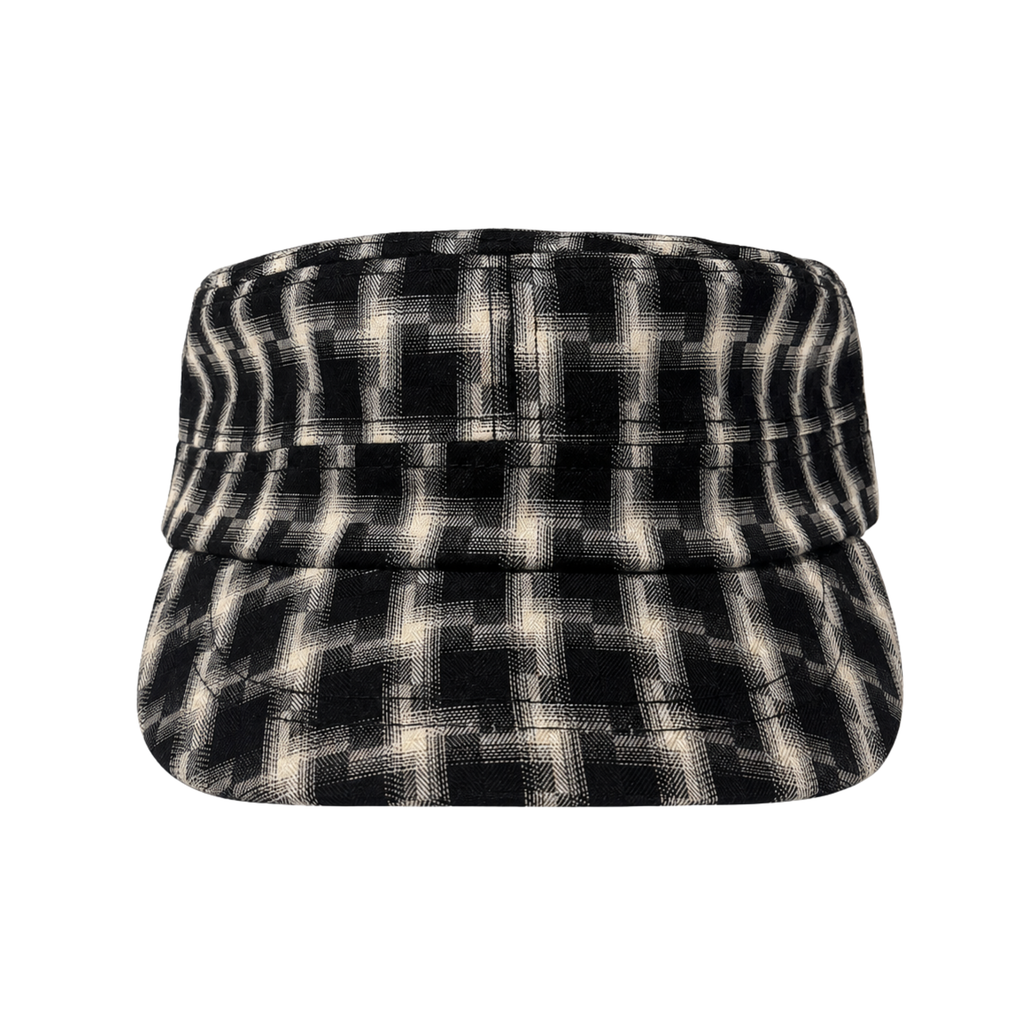 CADET HAT - BLACK/WHITE GLITCH