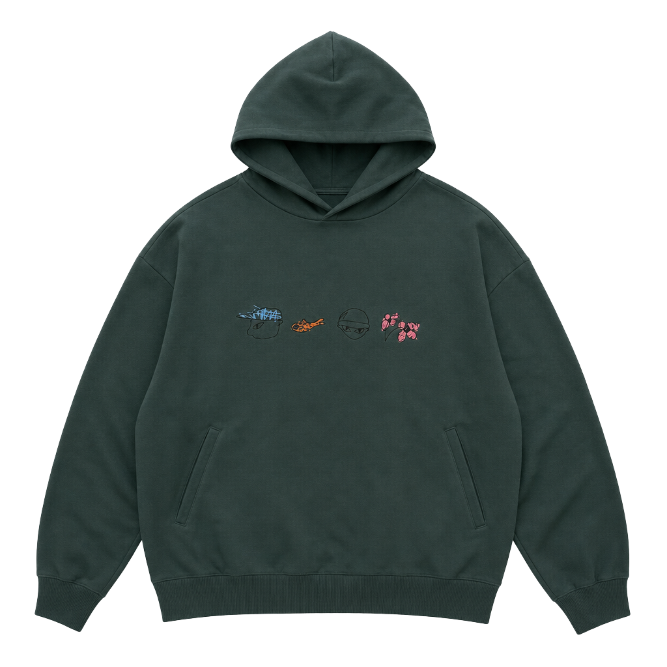 FOREST GREEN HOODIE