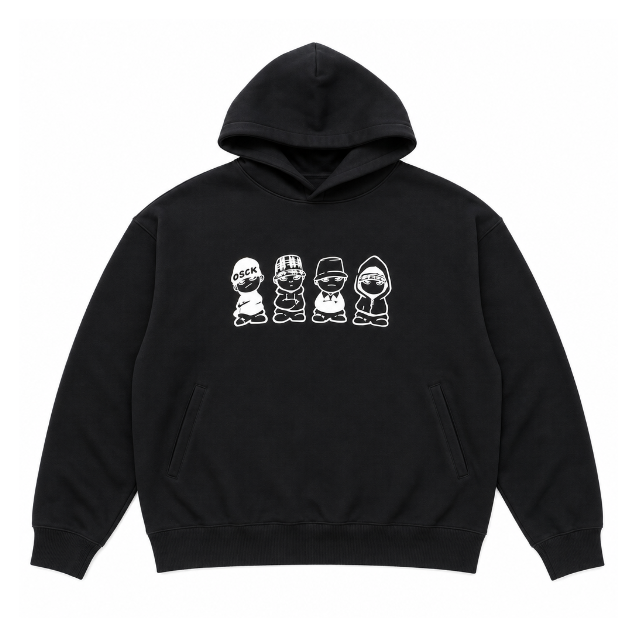 BLACK HOODIE